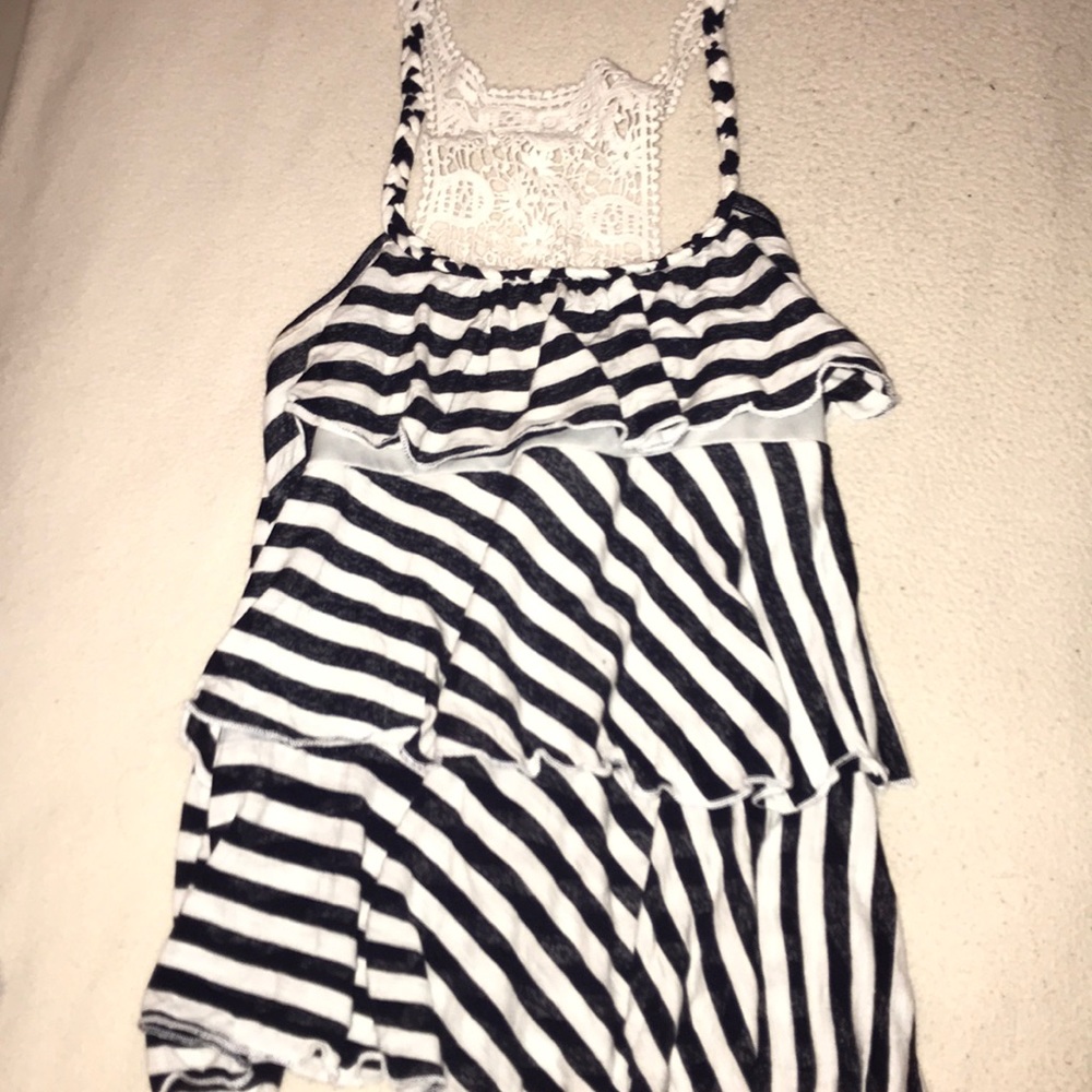 Tank top with open back